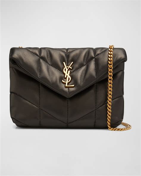 ysl saint laurent toy loulou matelassé leather crossbody bag black|saint laurent ysl crossbody bag.